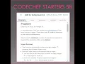 CODECHEF - Starters 58 Contest