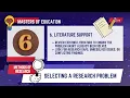 SELECTING A RESEARCH PROBLEM