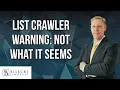 List Crawler Warning Not What It Seems