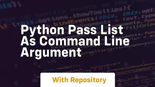 python pass list as command line argument