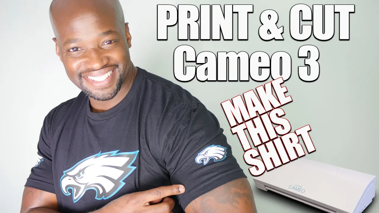 Silhouette Cameo 3 | Print and cut | Eagles shirt/jersey project