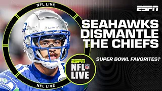 Are the Seahawks still the BEST TEAM in the NFC? 👀 Reaction to SNF win over the Chiefs | NFL Live