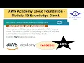 AWS Academy Cloud Foundation Module 10 Knowledge Check Auto Scaling and Monitoring Quiz Answers