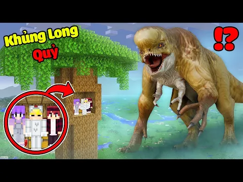 Video Thumbnail: Tô Gà Thử Thách Thoát Khỏi Khủng Long Quỷ Trong Minecraft!