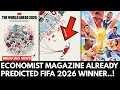The Economist Magazine Cover 2026 Predicted Fifa World Cup 2026 Winner Almas Jacob