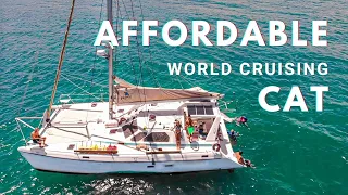 THIS is what a *Modernized* Blue Water Catamaran looks like! – Bums on a Boat Ep 141