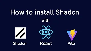 How to install Shadcn using React and Vite Typescript Setup Shadcn UI for Beginners