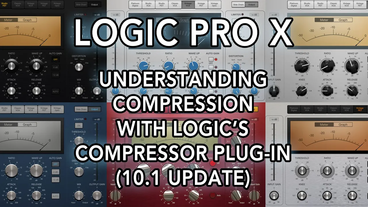 Logic Pro X - Understanding Compression with Logic's Compressor Plug-in (10.1 Update)