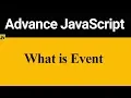 Event in JavaScript Hindi