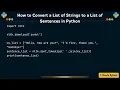 How to Convert a List of Strings to a List of Sentences in Python