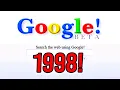 Here Is Google In THE PAST 1998 to 2021
