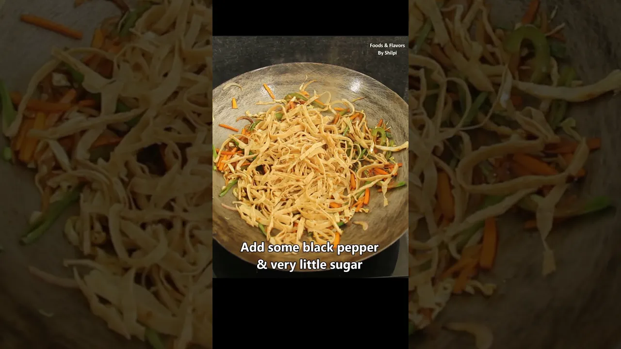            Chowmein without noodle   Roti chow mein recipe