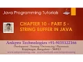 Java for beginners - Chapter 10 String buffer append insert replace delete reverse Part