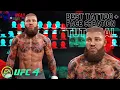 UFC 4 BEST TATTOO FACE CREATION TUTORIAL EA SPORTS UFC 4