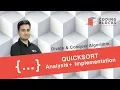 QuickSort - I Working Implementation Hinglish