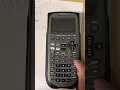 Finding Y ab x using TI-89 Calculator