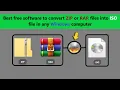 Best free software to convert ZIP or RAR files into ISO file in any Windows computer