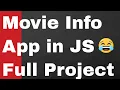 Build a Movie Info App in Javascript and Boostrap Using OMDb API Javascript Project for Beginners