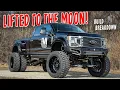 MASSIVE F-450 Lifted to the Moon with 12 STRYKER Lift Kit Build Breakdown