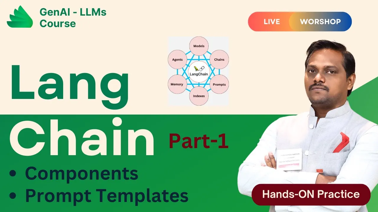 GenAI & LLMs | Video 6 | Part 1 | LangChain | Venkat Reddy AI Classes