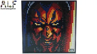 LEGO Art 31200 Star Wars The Sith Darth Maul - Lego Speed Build Review