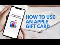 How to Use Your Apple Gift Card