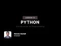Introduction to Programming using Python lesson 13