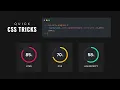 Circular Progress Bar using CSS conic-gradient