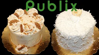 Publix Mini Vanilla Cookie Butter Cake Mini Coconut Buttercream Cake Review