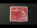Postage stamp USA U S Postage AIR MAIL Price 8 cents