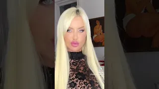 Sexy Russian woman modeling black lacy lingerie #asmr #trending #fashion