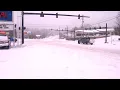 Road conditions along Hendersonville Road in Asheville