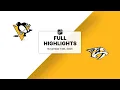 NHL Highlights | Penguins vs. Predators - November 14, 2025 | Global Series Sweden