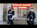 Amid Arab Kids Drama Lady Police Officer Escorts King s Guard