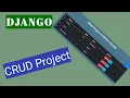 CRUD Project In Python Django Hindi
