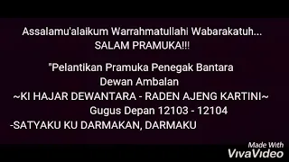 Download 'Keseruan Pada Saat Pelantikan Pramuka Penegak Bantara #pramukakbm2kotabekasi #penegakbantara MP3