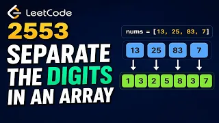 Leetcode 2553 Separate the Digits in an Array