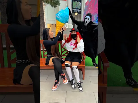 Ghostface 🆚 Pranking People 🤣 #tiktok