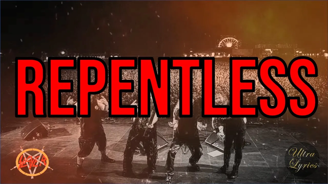 Slayer - Repentless (Lyrics on Screen Video 🎶🎸🥁)