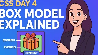 CSS Day 4 - Box Model Margin Padding Border Explained with Examples CSS Tutorial for Beginners
