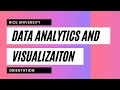 Rice University Data Analytics and Visualization Bootcamp Week 0