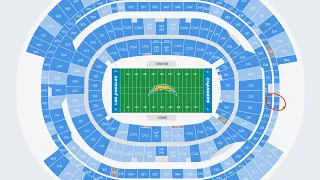 Sofi Stadium Best Seat for Los Angeles Chargers and Los Angeles Rams