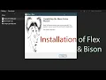 Flex and Bison Installation Configuration English Subtitles A y Siam Compiler Lab CL-00