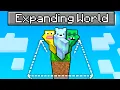 Can We Survive EXPANDING WORLD Minecraft???