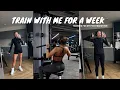 TRAIN WITH ME FOR A WEEK My marathon training split 6 day workout week
