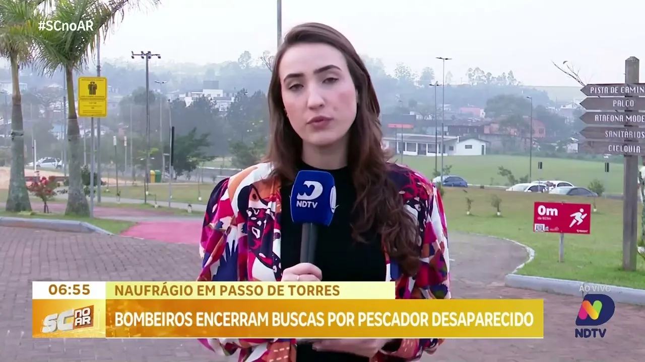 Bombeiros encerram buscas por pescador desaparecido após naufrágio em Passo de Torres