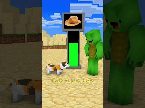 Help Cute Cat to Sing and Transform #fypシ #minecraft #shorts #trending