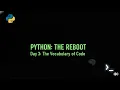 Python Fundamentals 2026 Master Python Terminology