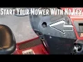How To Hotwire Crank Your Lawn Mower Without A Key