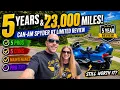 Can-Am Spyder Review After 5 Years 23 000 Miles